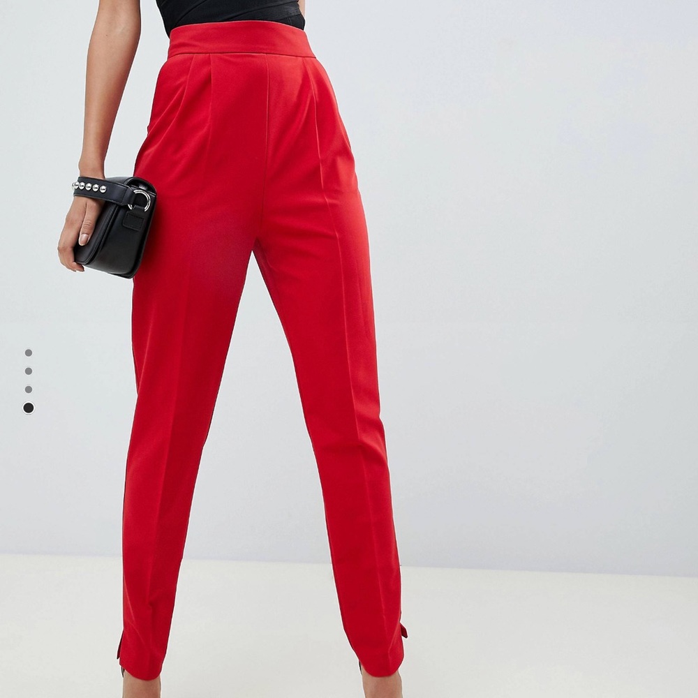 Red trousers